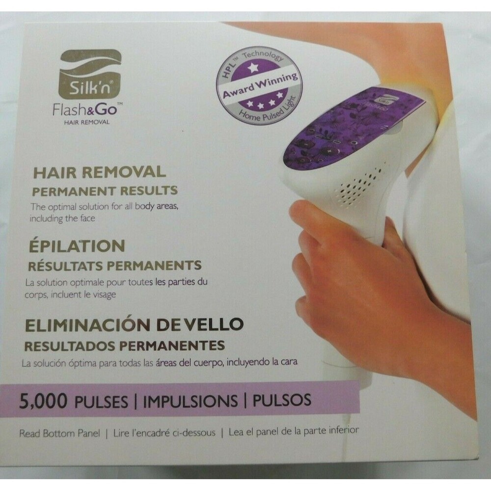 Silk'n Flash & Go Freedom 5,000 Pulses Hair Removal ~New~
